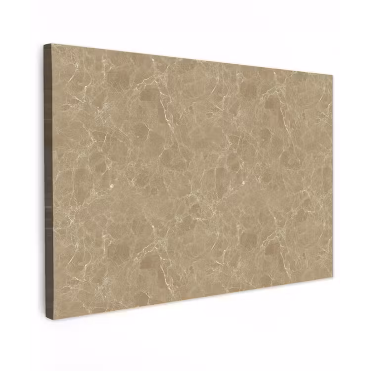 Beige - Marmer - Witte aders Tuinposter op houten frame 2 cm dik klein 845 -3d