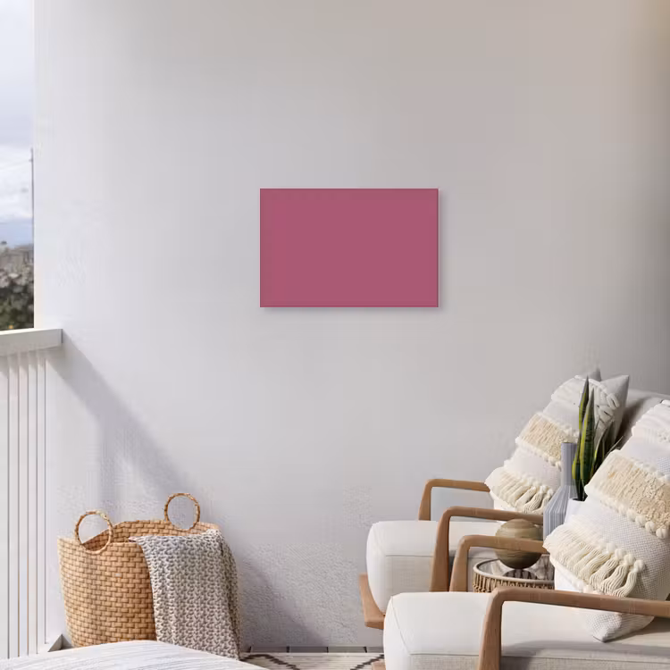 Berry - Roze -Pink Tuinposter op houten frame 2 cm dik klein 845 -sfeer1