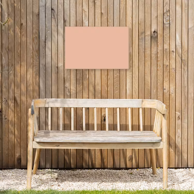 Blush - Terracotta - Nude Tuinposter op houten frame 2 cm dik klein 845 -sfeer4
