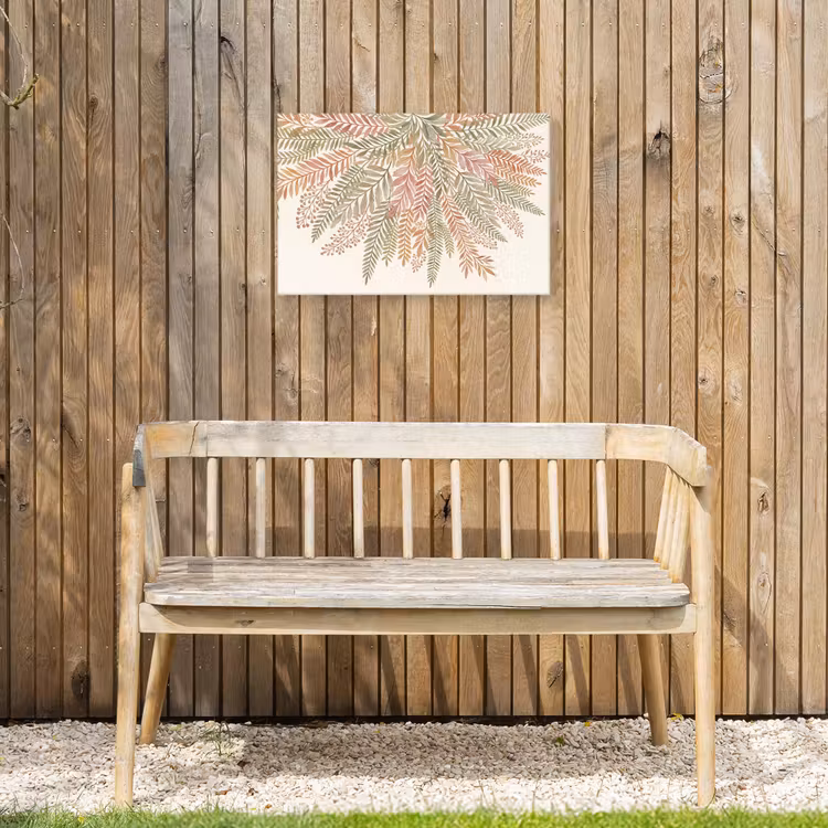 Botanisch - Aquarel - Kleurrijk Tuinposter op houten frame 2 cm dik klein -sfeer4