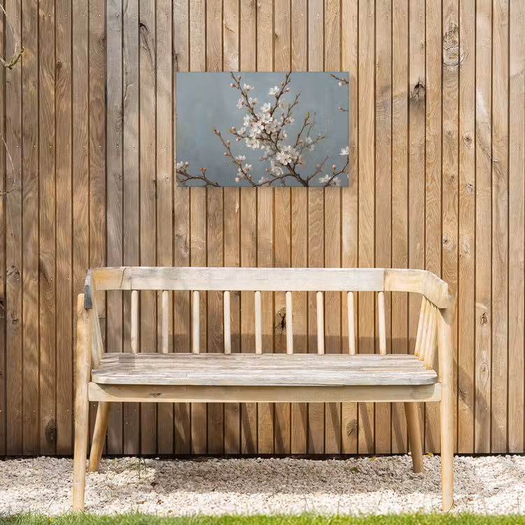 Botanisch - Stilleven - Blauw Tuinposter op houten frame 2 cm dik klein -sfeer4