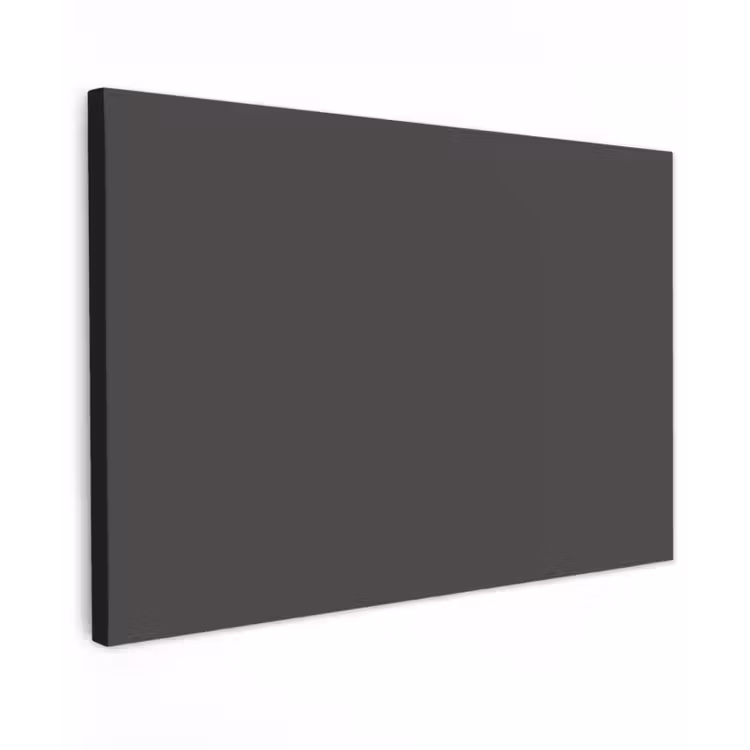 Charcoal - Grijs- Grey Tuinposter op houten frame 2 cm dik klein 845 -3d