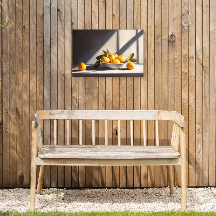 Citroenen - Stilleven - Geel Tuinposter op houten frame 2 cm dik klein -sfeer4