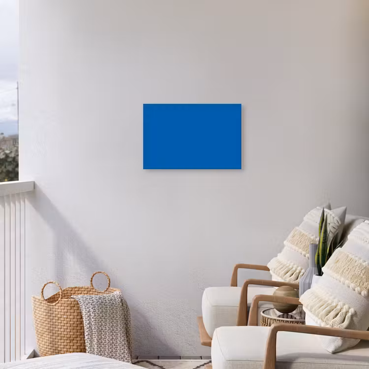 Classic - Azure - Blauw Tuinposter op houten frame 2 cm dik klein 845 -sfeer1