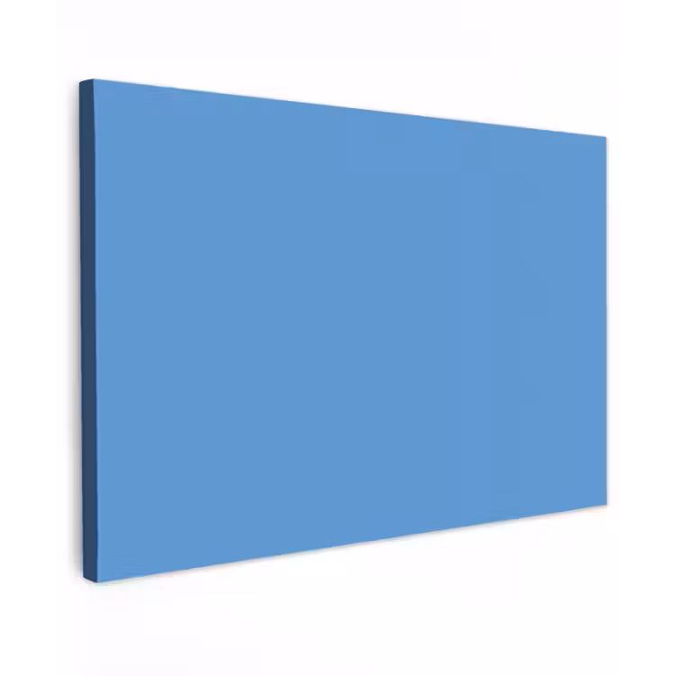 Cornflower - Blue - Blauw Tuinposter op houten frame 2 cm dik klein 845 -3d
