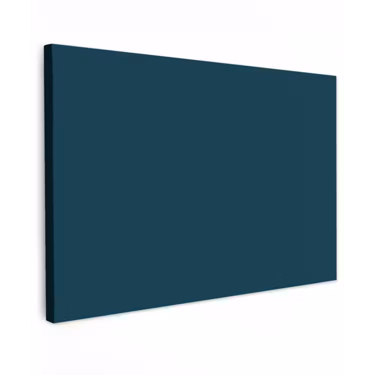 Dark - Indigo - Blauw Tuinposter op houten frame 2 cm dik klein 845 -3d