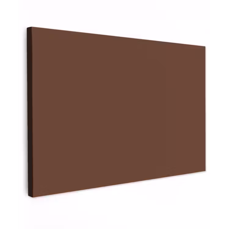 Deep - Clay - Brown - Bruin Tuinposter op houten frame 2 cm dik klein 845 -3d