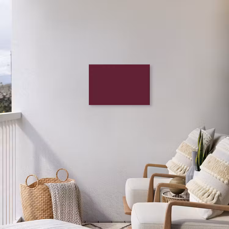 Deep - Plum - Paars Tuinposter op houten frame 2 cm dik klein 845 -sfeer1