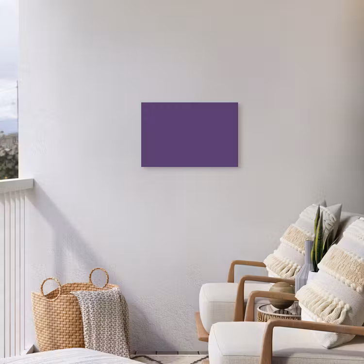 Deep - Plum - Paars Tuinposter op houten frame 2 cm dik klein 845 -sfeer1
