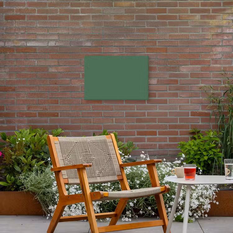 Deep - Sagewood - Groen Tuinposter op houten frame 2 cm dik klein 845 -sfeer3