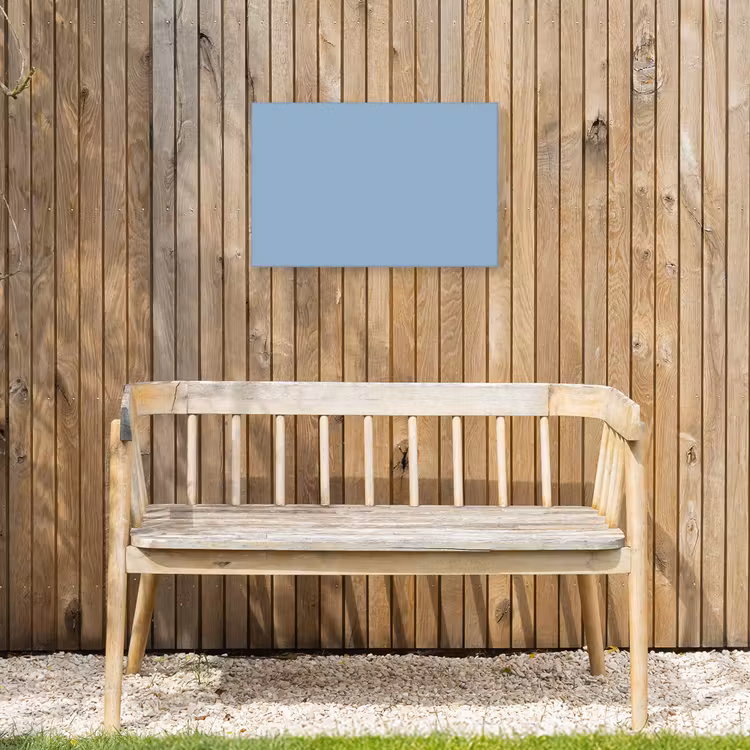Dusty - Denim - Blauw Tuinposter op houten frame 2 cm dik klein 845 -sfeer4