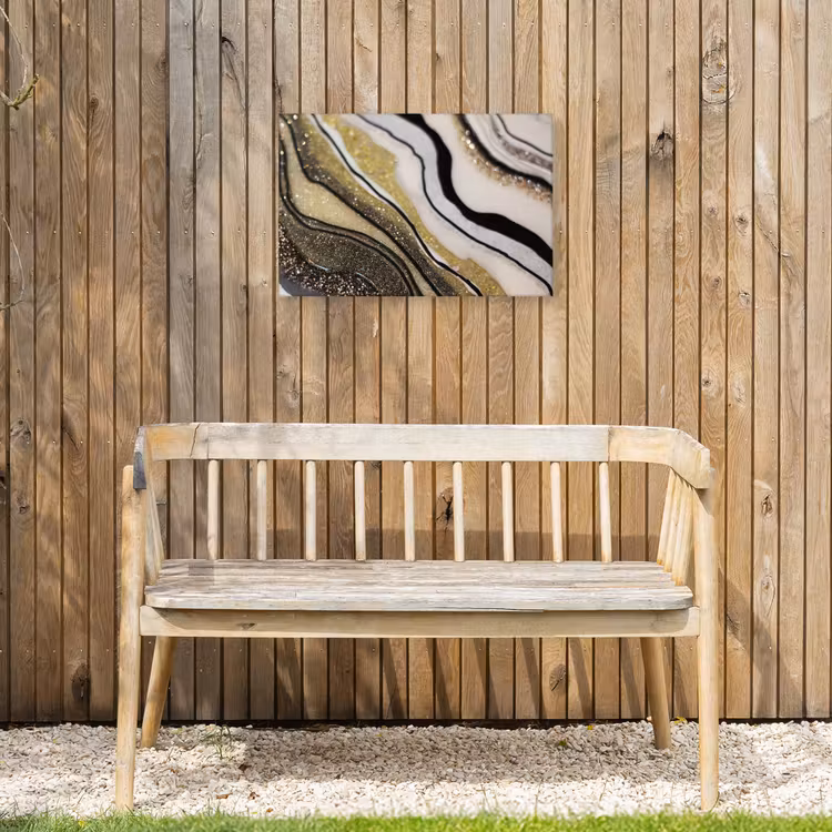 Edelsteen - Abstract - Marmer - Natuur Tuinposter op houten frame 2 cm dik klein -sfeer4