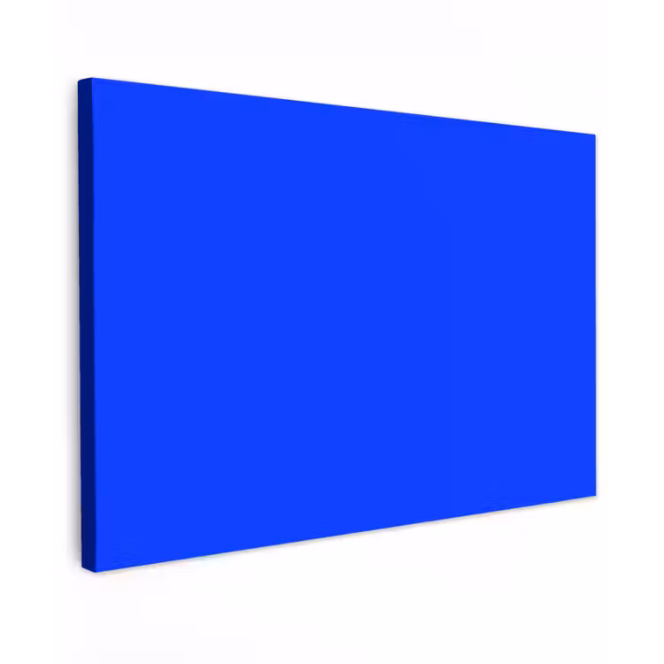 Electric - Blue - Blauw Tuinposter op houten frame 2 cm dik klein 845 -3d