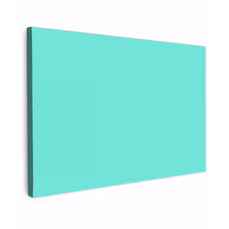 Electric - Cyan - Turkoois Tuinposter op houten frame 2 cm dik klein 845 -3d