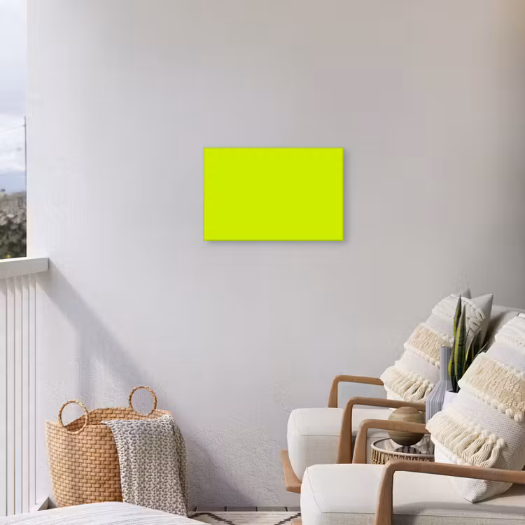 Electric - Lemon - Geel Tuinposter op houten frame 2 cm dik klein 845 -sfeer1