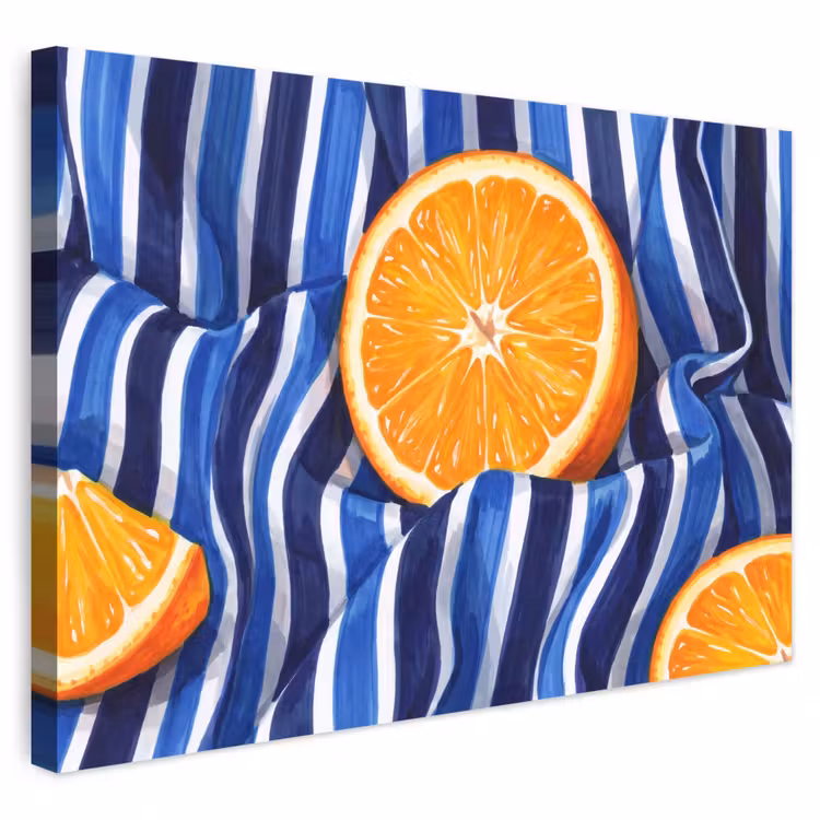 Buiten canvas - Eten - Fruit - Oranje - Eten - Fruit - Oranje Tuinposter op houten frame 2 cm dik klein