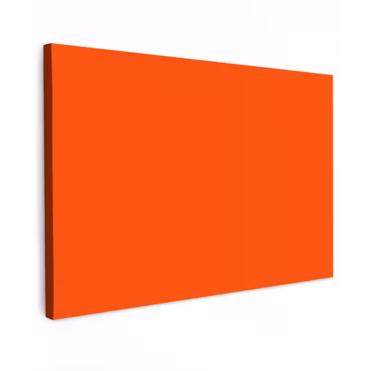 Fiery - Tangerine - Oranje Tuinposter op houten frame 2 cm dik klein 845 -3d