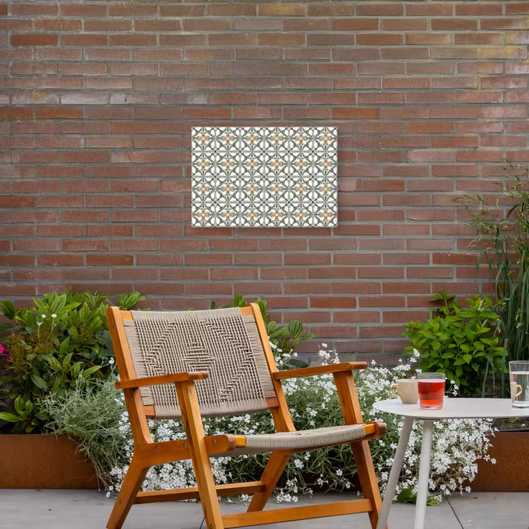 Floraal - Verweerd - Keurrijk Tuinposter op houten frame 2 cm dik klein 845 -sfeer3