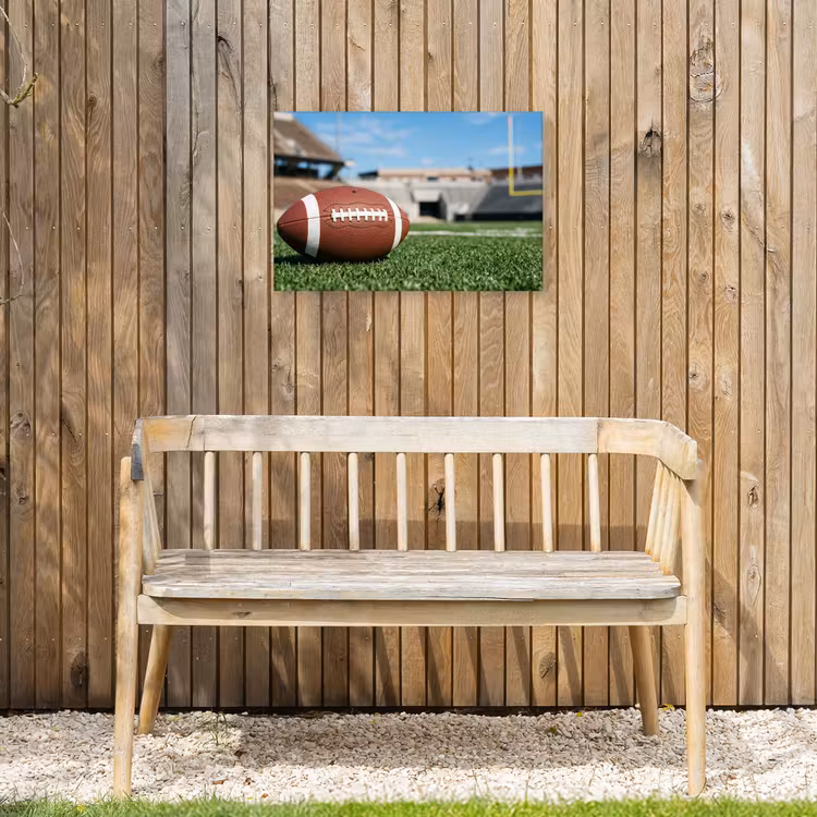 Football - Veld - Stadion - Sport Tuinposter op houten frame 2 cm dik klein -sfeer4