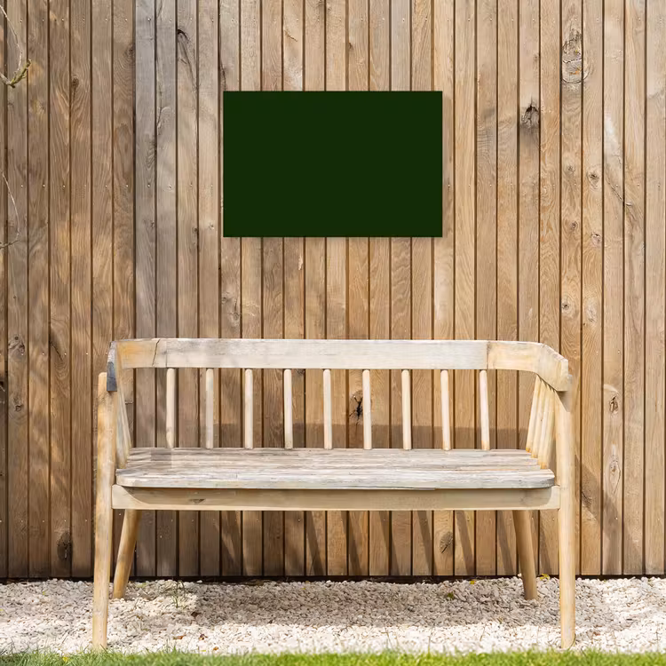 Forest - Green - Groen Tuinposter op houten frame 2 cm dik klein 845 -sfeer4