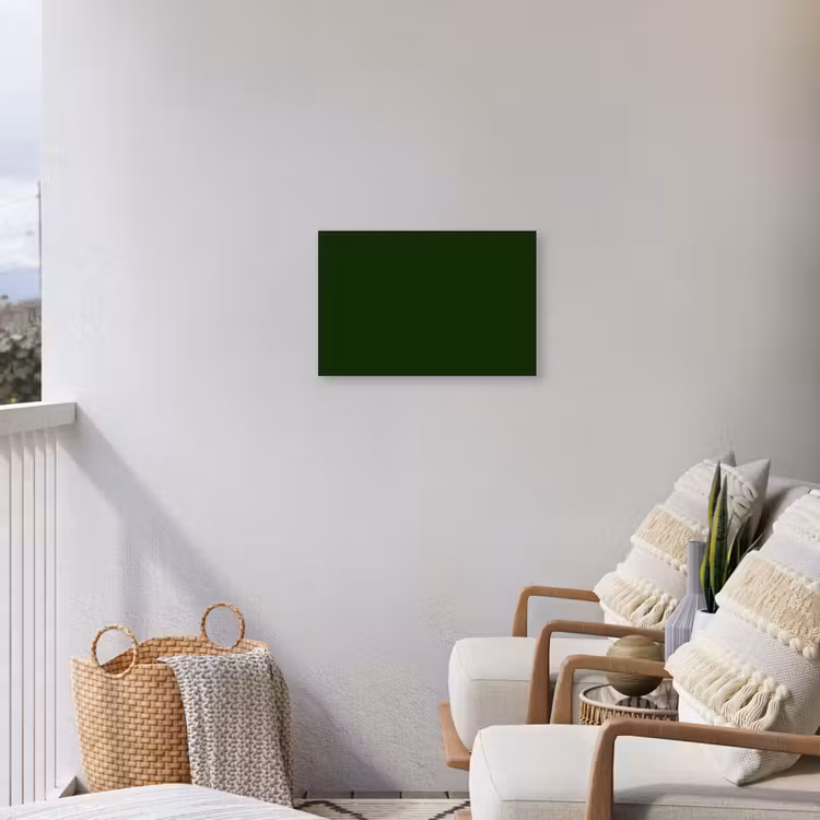 Forest - Green - Groen Tuinposter op houten frame 2 cm dik klein 845 -sfeer1