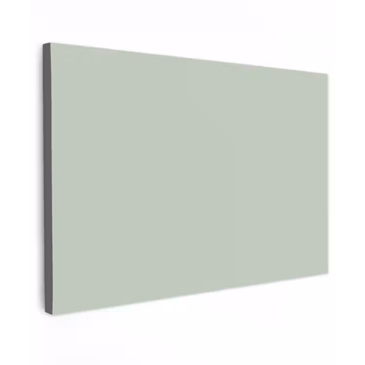 Frosted - Mint - Groen Tuinposter op houten frame 2 cm dik klein 845 -3d