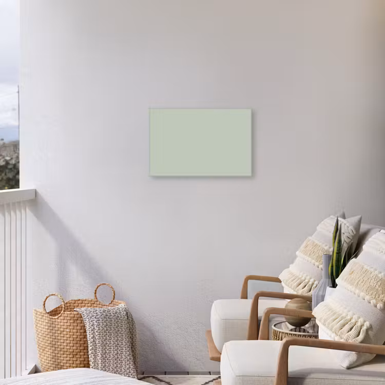 Frosted - Mint - Groen Tuinposter op houten frame 2 cm dik klein 845 -sfeer1