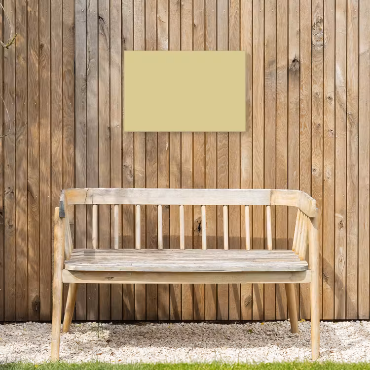 Golden - Clover - Geel Tuinposter op houten frame 2 cm dik klein 845 -sfeer4