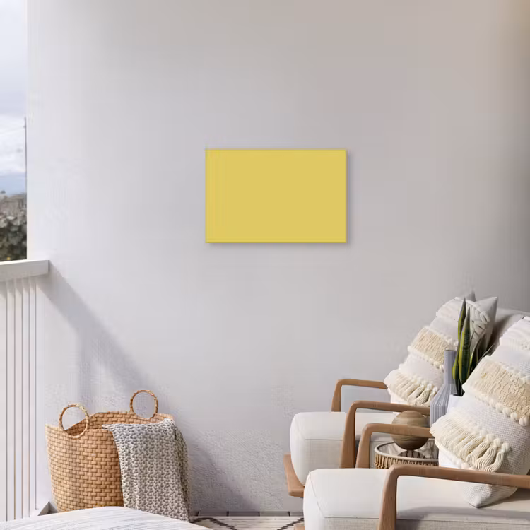 Golden - Ochre - Geel Tuinposter op houten frame 2 cm dik klein 845 -sfeer1