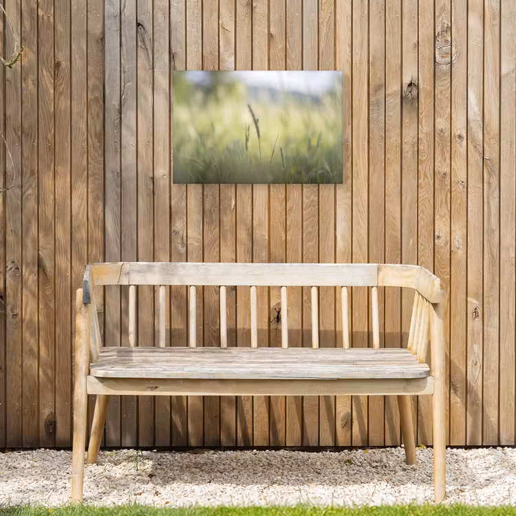 Graan - Aar - Natuur - Groen - Detail Tuinposter op houten frame 2 cm dik klein -sfeer4