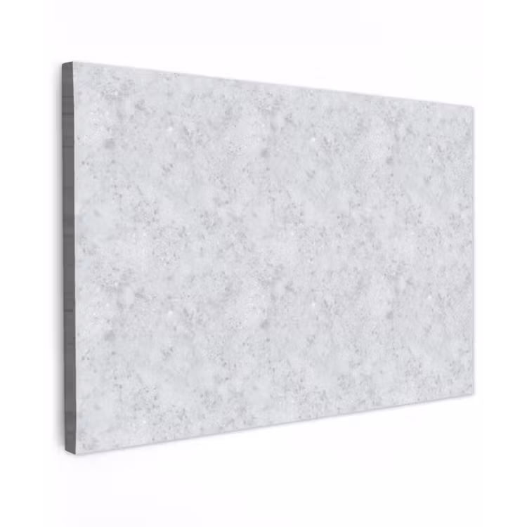 Grijs - Terrazzo-effect - Beton Tuinposter op houten frame 2 cm dik klein 845 -3d