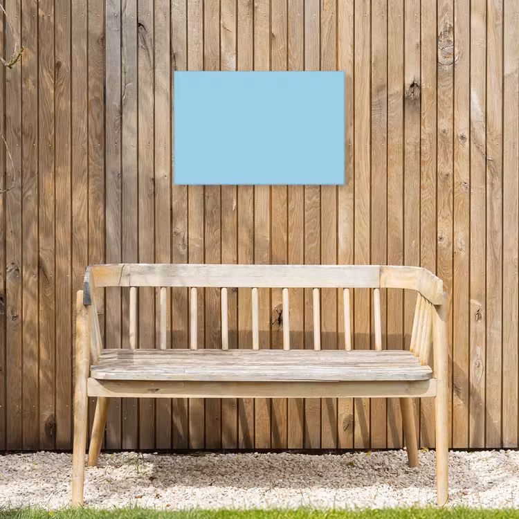 Ice - Blue - Blauw Tuinposter op houten frame 2 cm dik klein 845 -sfeer4