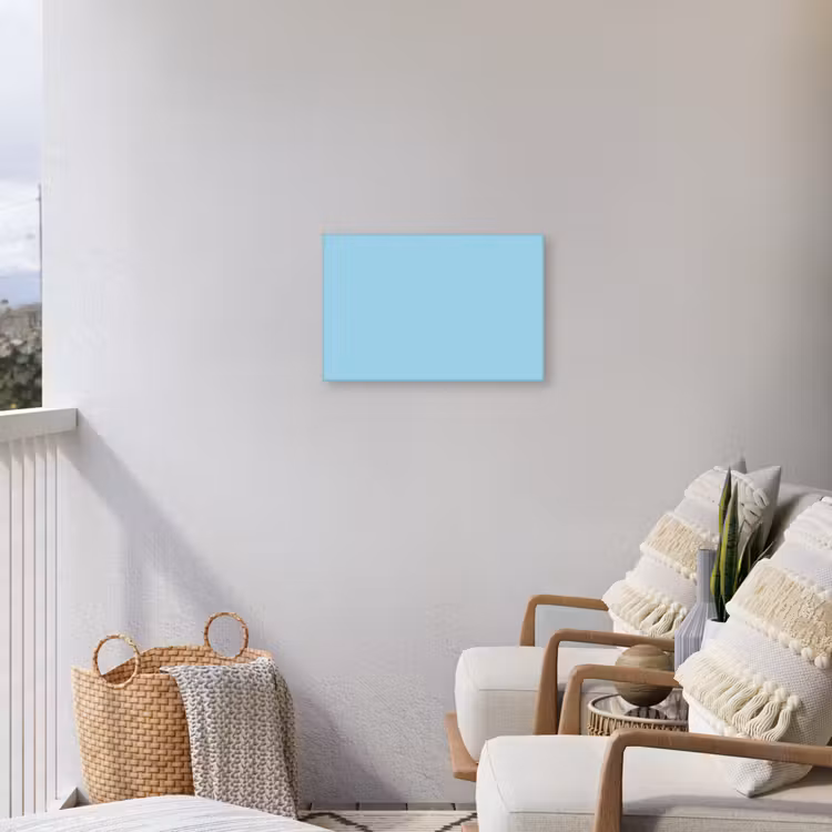 Ice - Blue - Blauw Tuinposter op houten frame 2 cm dik klein 845 -sfeer1