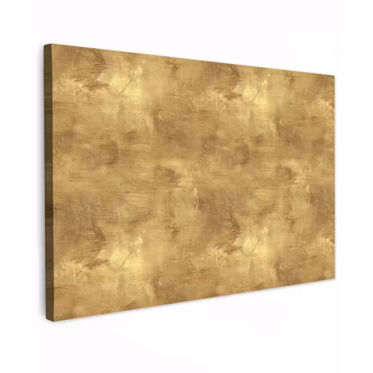 Industrieel - Textuur - Goud Tuinposter op houten frame 2 cm dik klein 845 -3d