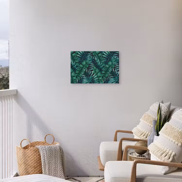 Jungle - Bladeren - Tropisch Tuinposter op houten frame 2 cm dik klein -sfeer1