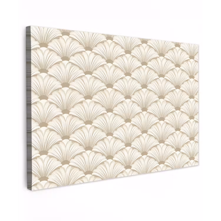 Klassiek - Art - Beige Tuinposter op houten frame 2 cm dik klein 845 -3d