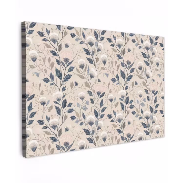 Klassiek - Botanisch - Kleurrijk Tuinposter op houten frame 2 cm dik klein 845 -3d