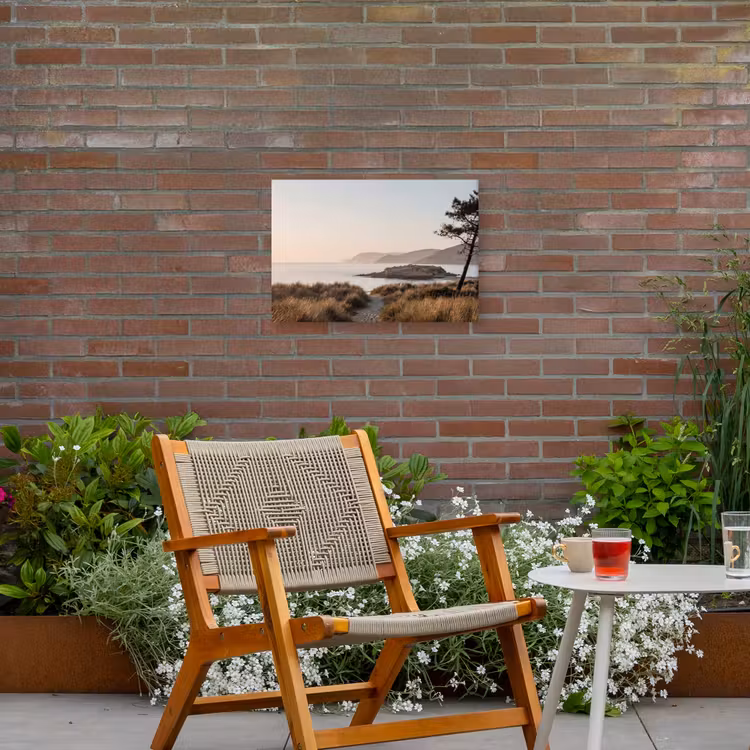 Landschap - Kust - Duinen Tuinposter op houten frame 2 cm dik klein -sfeer3