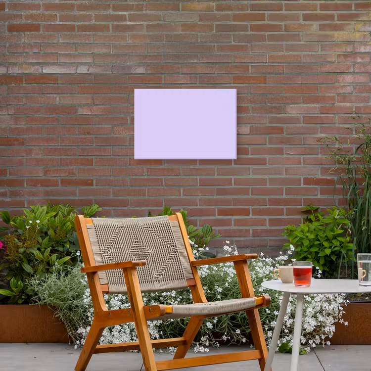 Light - Orchid - Paars Tuinposter op houten frame 2 cm dik klein 845 -sfeer3