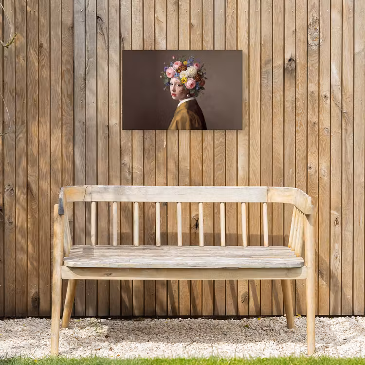 Meesterwerk - Modern - Kleurrijk Tuinposter op houten frame 2 cm dik klein -sfeer4
