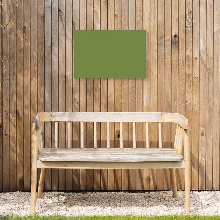 Moss - Green - Groen Tuinposter op houten frame 2 cm dik klein 845 -sfeer4