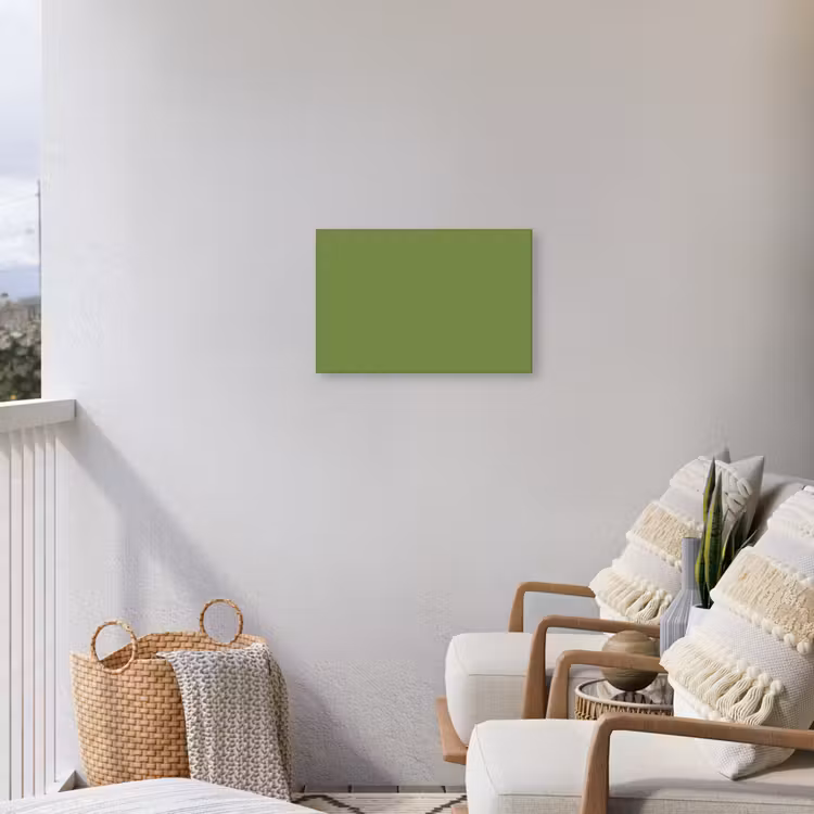 Moss - Green - Groen Tuinposter op houten frame 2 cm dik klein 845 -sfeer1