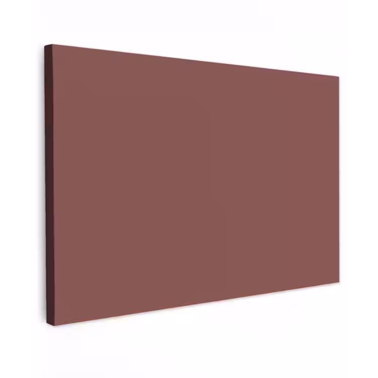 Muted - Raisin - Rood Tuinposter op houten frame 2 cm dik klein 845 -3d