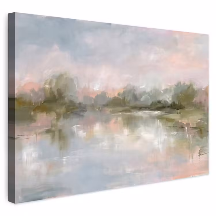 Natuur - Landschap - Abstract - Water - Groen Tuinposter op houten frame 2 cm dik klein -3d