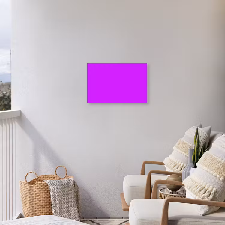 Neon - Orchid - Paars Tuinposter op houten frame 2 cm dik klein 845 -sfeer1