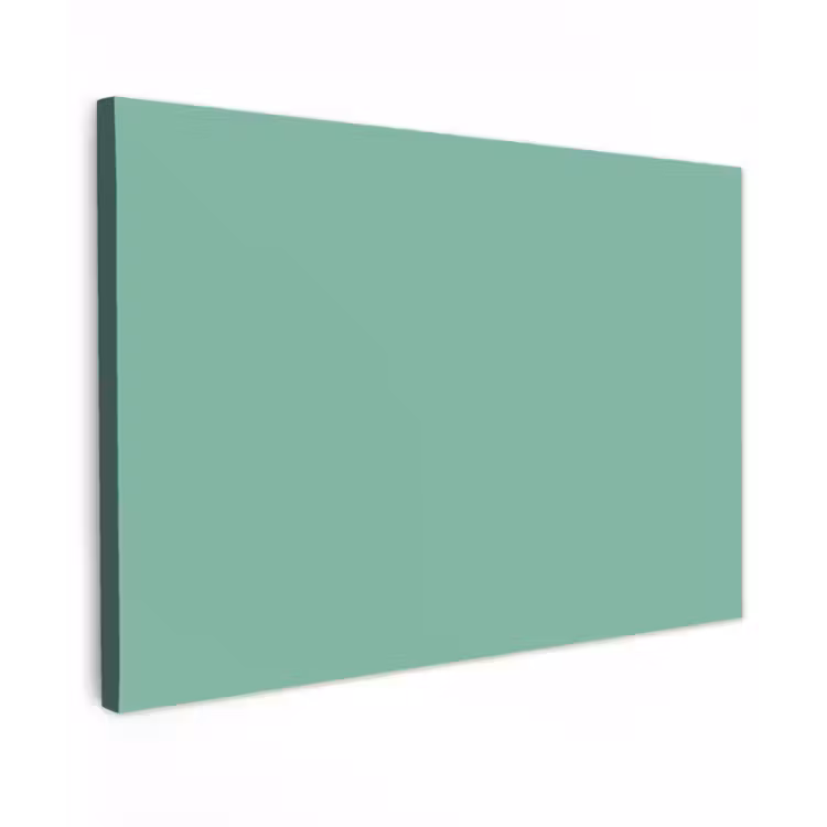 Ocean - Jade - Groen Tuinposter op houten frame 2 cm dik klein 845 -3d