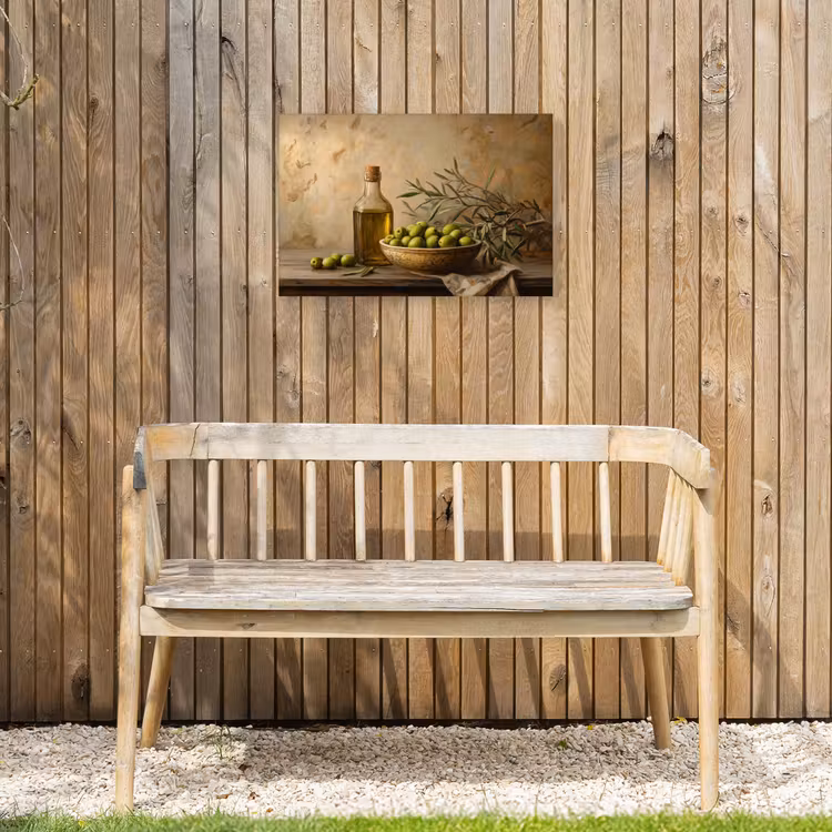 Olijven - Stilleven - Vintage Tuinposter op houten frame 2 cm dik klein -sfeer4