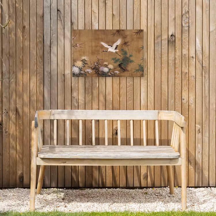 Oosters - Elegant - Kleurrijk Tuinposter op houten frame 2 cm dik klein -sfeer4
