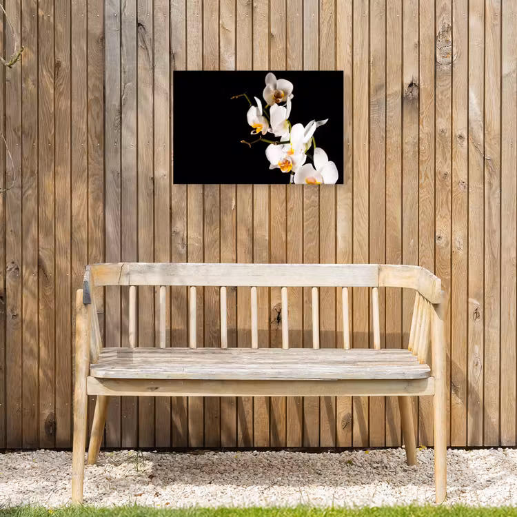 Orchidee - Bloemen - Planten - Botanisch Tuinposter op houten frame 2 cm dik klein -sfeer4
