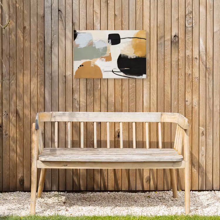 Paint - Abstract - Kleuren Tuinposter op houten frame 2 cm dik klein -sfeer4